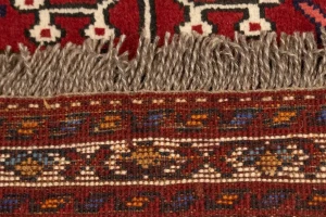 Red Tribal 3'5X5 Shiraz Persian Rug
