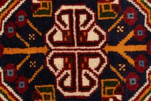 Red Tribal 3'5X5 Shiraz Persian Rug