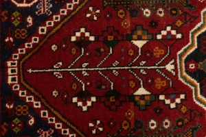 Red Tribal 3X5 Shiraz Persian Rug