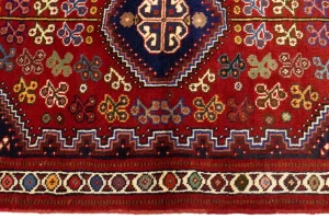 Red Tribal 3'3X4'7 Shiraz Persian Rug