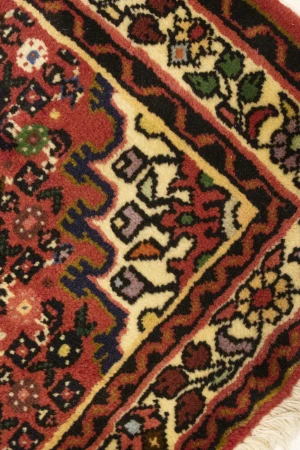 Bittersweet Red Tribal 3'6X5'0 Hamedan Persian Rug