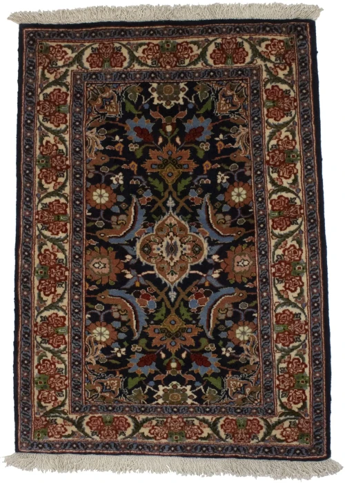 Dark Navy Classic 2X3 Bidjar Persian Rug