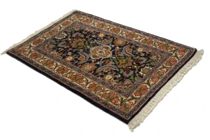 Dark Navy Classic 2X3 Bidjar Persian Rug