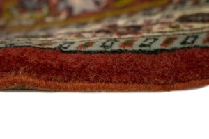 Burnt Orange Floral 2X3 Bidjar Persian Rug
