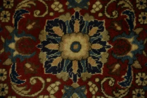 Orange-red Pictorial 2X3 Bidjar Persian Rug