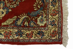 Orange-red Pictorial 2X3 Bidjar Persian Rug