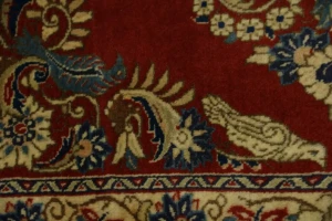Orange-red Pictorial 2X3 Bidjar Persian Rug