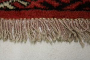 Vintage Red Tribal 3'5X9'7 Turkoman Persian Runner Rug