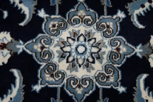 Navy Blue Classic 3X4'5 Nain Persian Rug
