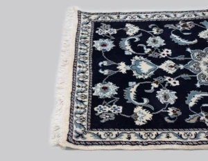 Navy Blue Classic 3X4'5 Nain Persian Rug