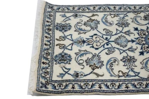 Cream Classic 2X5 Nain Persian Rug