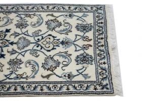 Cream Classic 2X5 Nain Persian Rug