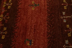 Red Tribal 3X4 Gabbeh Persian Rug