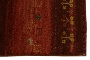 Red Tribal 3X4 Gabbeh Persian Rug