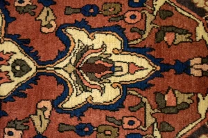 Vintage Rusty Brown Floral Garden 7X10 Bakhtiari Persian Rug