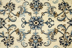 Cream Classic 3X10 Nain Kashmar Persian Runner Rug