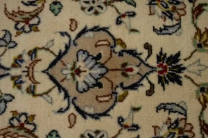 Vintage Beige Traditional 8X12 Kashan Persian Rug