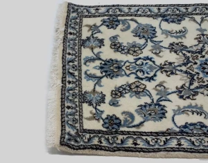 Cream Floral Classic 3X4 Nain Persian Rug