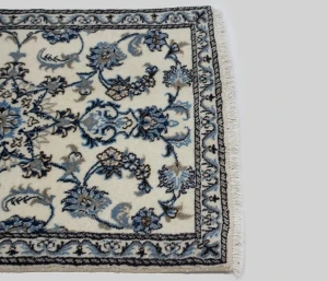 Cream Floral Classic 3X4 Nain Persian Rug