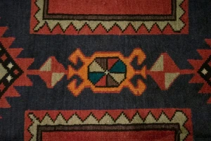 Vintage Red Tribal 5X11 Meshkin Persian Runner Rug
