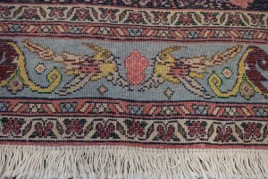 Vintage Floral 3X13 Bidjar Sanneh Persian Runner Rug
