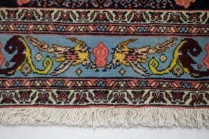 Vintage Floral 3X13 Bidjar Sanneh Persian Runner Rug