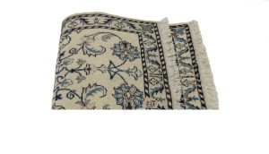 Cream Traditional 2X3 Nain Kashmar Persian Rug