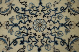 Cream Traditional 2X3 Nain Kashmar Persian Rug