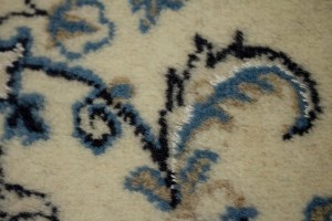 Cream Traditional 2X3 Nain Kashmar Persian Rug