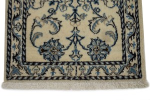 Cream Traditional 2X3 Nain Kashmar Persian Rug