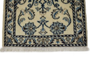 Cream Traditional 2X3 Nain Kashmar Persian Rug