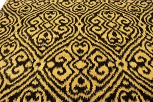 Charcoal Abstract 5'5X7'9 Machine-Made Modern Rug