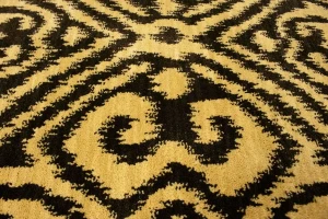 Charcoal Abstract 5'5X7'9 Machine-Made Modern Rug