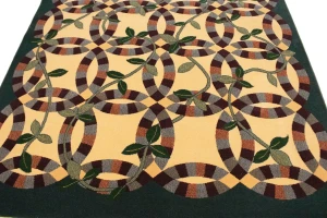 Beige Floral Machine-Made 5X8 Modern Rug