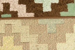 Multicolored Allover 5X8 Modern Machine-Made Rug