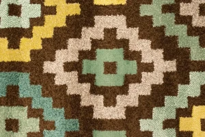 Multicolored Allover 5X8 Modern Machine-Made Rug