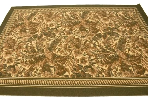 Multicolored Floral 6X9 Modern Machine-Made Rug