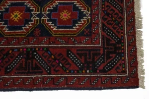 Vintage Red Tribal 3'3X6'6 Balouch Persian Rug