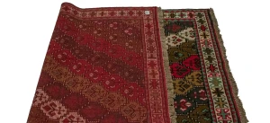 Vintage Red Tribal 4X7 Ghoochan Persian Rug