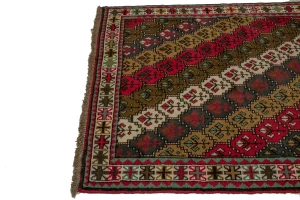 Vintage Red Tribal 4X7 Ghoochan Persian Rug