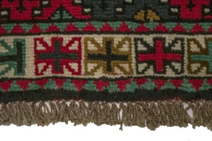 Vintage Red Tribal 4X7 Ghoochan Persian Rug