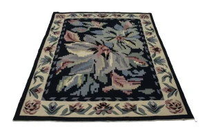 Floral Dhurrie 8X10 Chinese Oriental Rug