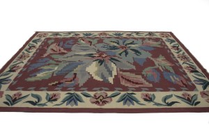 Floral Dhurrie 8X10 Chinese Oriental Rug
