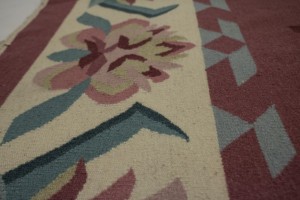 Floral Dhurrie 8X10 Chinese Oriental Rug