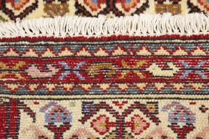 Cream Vintage Tribal 2'2X3'5 Geometric Oriental Persian Rug
