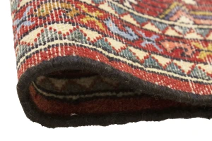 Cream Vintage Tribal 2'2X3'5 Geometric Oriental Persian Rug