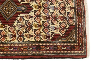 Cream Vintage Tribal 2'2X3'5 Geometric Oriental Persian Rug