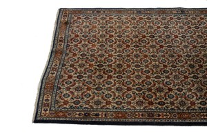 Semi Antique Allover Floral 3'4X8'5 Mood Persian Runner Rug