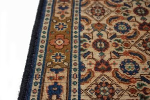Semi Antique Allover Floral 3'4X8'5 Mood Persian Runner Rug