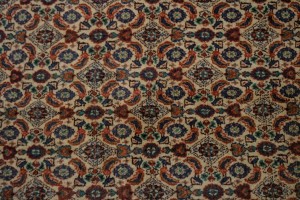 Semi Antique Allover Floral 3'4X8'5 Mood Persian Runner Rug